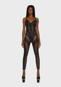 Roma Shimmer Skin Jumpsuit