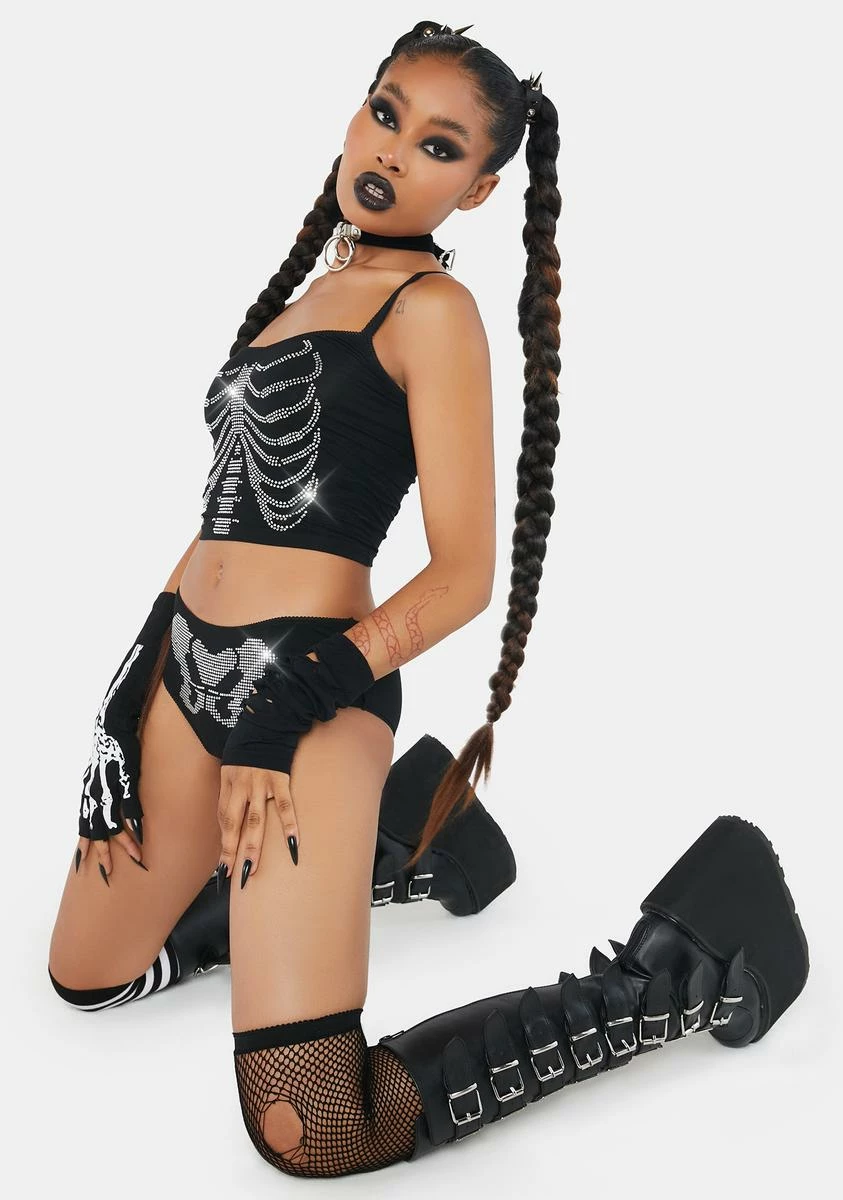 Trickz N' Treatz Goin' Tibia Okay Skeleton Undies Set 4 Trickz N' Treatz Goin' Tibia Okay Skeleton Undies Set - Image 2