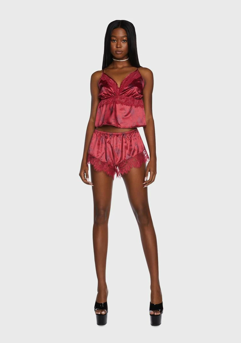 Playful Promises X Bettie Page Lace Cami And Short Set 6 Playful Promises X Bettie Page Lace Cami And Short Set - Image 4