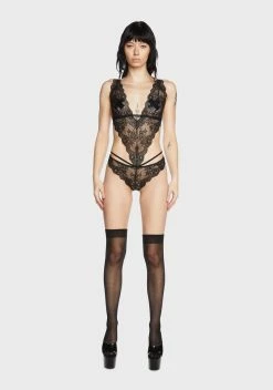 X_RenÃ© RofÃ©Â  Wicked Mama Mercy Lace Teddy
