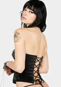 Eva Lady Studded Corset With Attached Chain Choker & G-String Set -Velvet Muse Store Opus91FOVNqYP2ohLP5eRF42iSGCEBZA 24