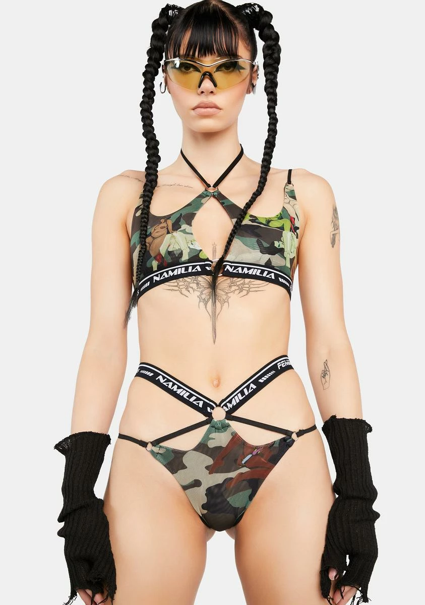 Namilia Self Love Camo Mesh Lingerie Set 3 Namilia Self Love Camo Mesh Lingerie Set