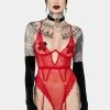 X_Mapale The Fire Within Sheer Bodysuit