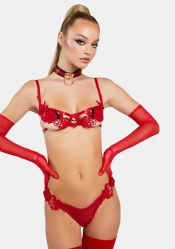 Oh La La Cheri Red Sydney Open Bra And Thong Set -Velvet Muse Store RugdfnlkGr3RTle682doo8zNunA82syw 24