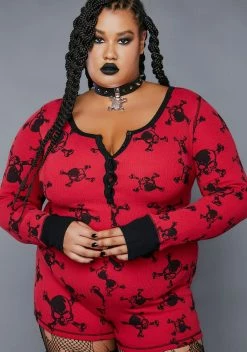 Widow Plus Plain Disguise Thermal Onesie