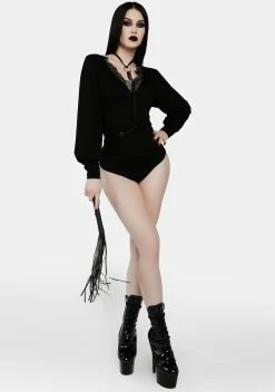 Playful Promises WW X Sammi Black Sleeved Playsuit -Velvet Muse Store SOhXT5SGqZrA2050QHyVzvfdf3SWzB6g 24