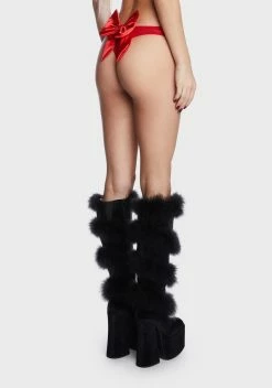 X_Escante Hot Earn My Present Bow Thong