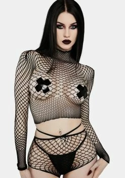 X_Music Legs Need You Now Fishnet Set