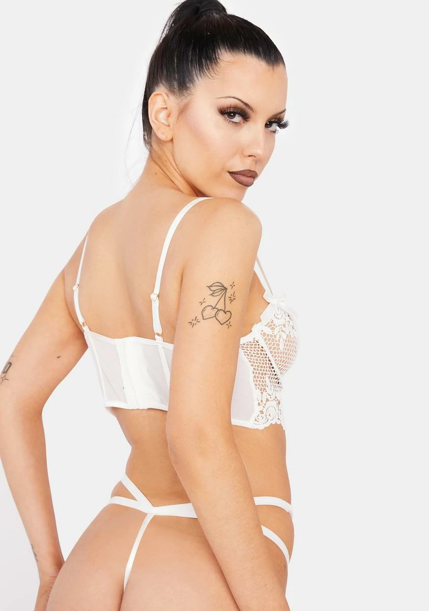 Roma Wedding Rosette Lingerie Set 6 Roma Wedding Rosette Lingerie Set - Image 4