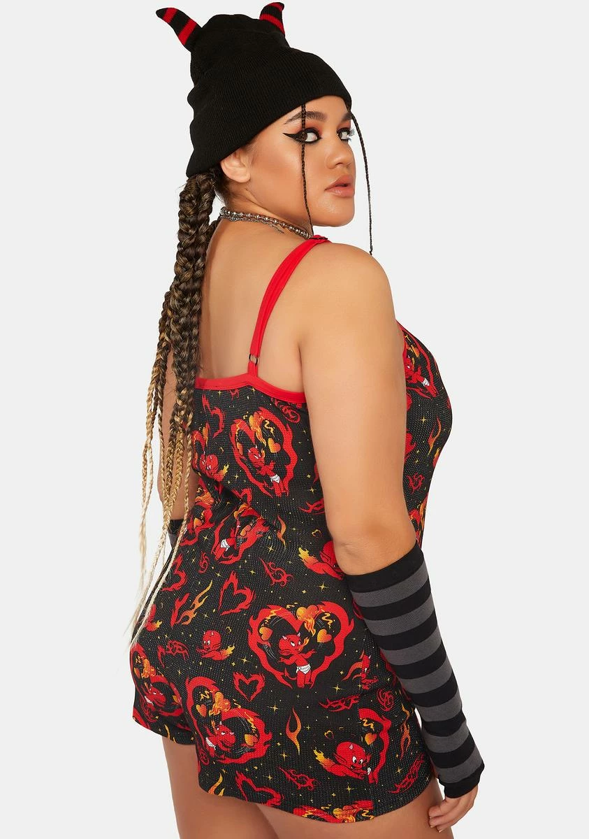 Dolls Kill X Hot Stuff Casper Plus The Little Devil Thermal Onesie 6 Dolls Kill X Hot Stuff Casper Plus The Little Devil Thermal Onesie - Image 4