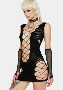 X_Pink Lipstick Cut Deep Mini Dress -Velvet Muse Store UcI56Ah15iYlT6NXf5lbpPKzTh4slgJu 24