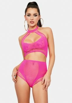 X_Leg Avenue Diva Forbidden Fruit Keyhole Lingerie Set