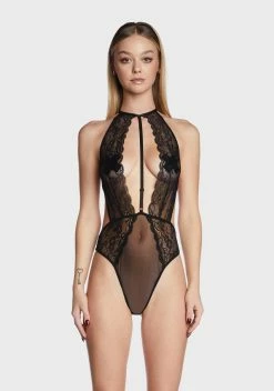 X_RenÃ© RofÃ©Â  Wicked Hot Honey Lace Bodysuit