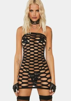 X_Be Wicked Lasting Memory Bodystocking Dress