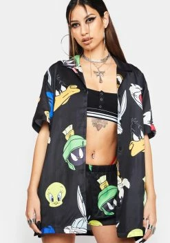 Dolls Kill X Looney Tunes Tooning In Boxer Lounge Set