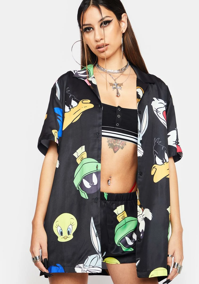 Dolls Kill X Looney Tunes Tooning In Boxer Lounge Set 3 Dolls Kill X Looney Tunes Tooning In Boxer Lounge Set