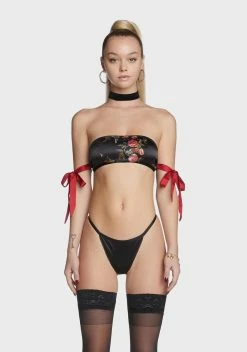 X_Hauty Modern Renaissance Strapless Lingerie Set