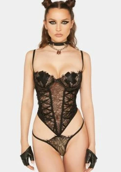 Roma Demi Cup Lace Teddy