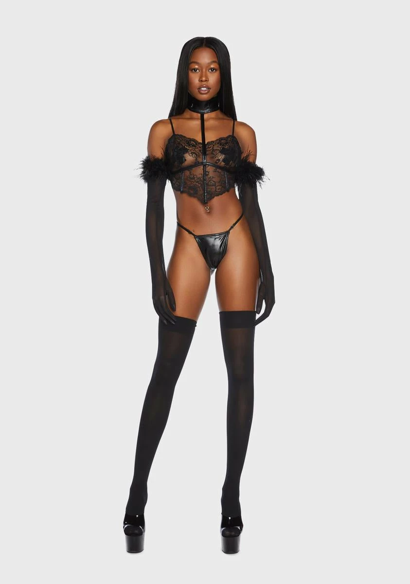X_Coquette Divine Desire Lingerie Set 5 X_Coquette Divine Desire Lingerie Set - Image 3