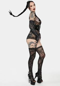 X_Seven 'til Midnight All For Pleasure Lace Bodystocking -Velvet Muse Store YFbiEIt6478TLO3VjPihQKEvn5vwtVvF 24
