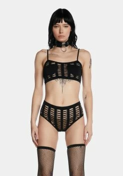 X_Hauty Mesh With My Heart Lingerie Set