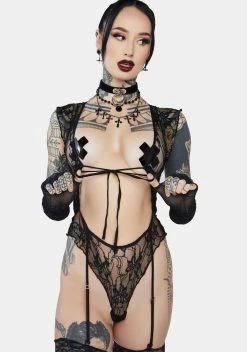 X_Mapale Forever Turned On Lace Teddy