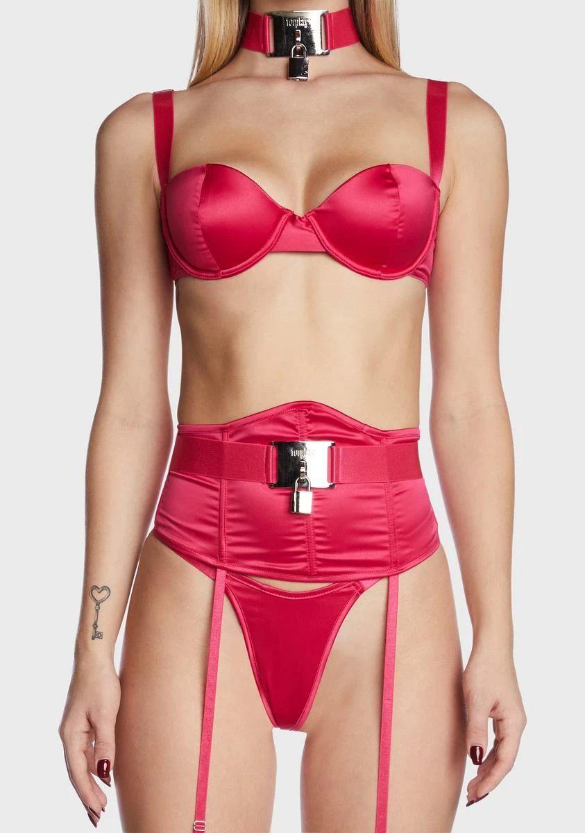 Forplay Lock You Down Lingerie Set 4 Forplay Lock You Down Lingerie Set - Image 2