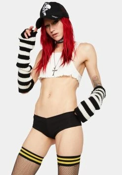 MaryJaneNite Black Have A Nice Day Boy Shorts -Velvet Muse Store aCYBAhfLxAbaxh14OsZihB5YTNUsiMQl 24