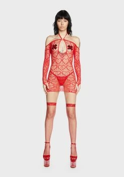 X_Leg Avenue All For You Net Dress