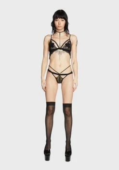 X_René Rofé Midnight Company Lingerie Set
