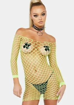 X_Leg Avenue Freaky Deaky Fishnet Dress