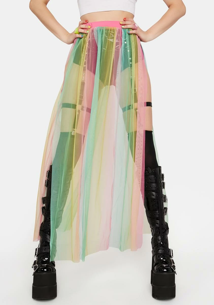 X_Leg Avenue Magical Moments Sheer Maxi Skirt 3 X_Leg Avenue Magical Moments Sheer Maxi Skirt