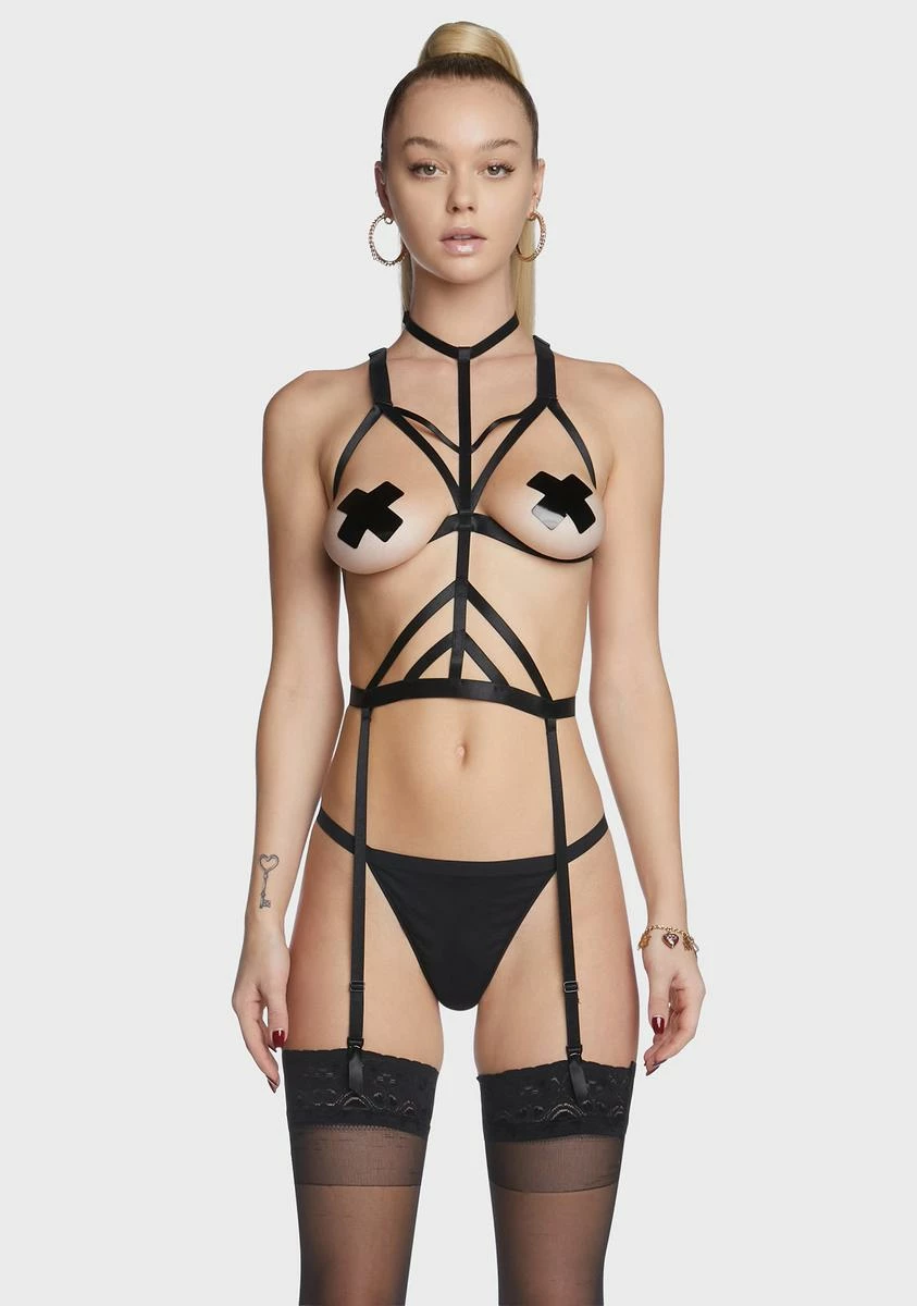 X_Coquette Late Night Plans Strappy Teddy 3 X_Coquette Late Night Plans Strappy Teddy