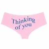 MaryJaneNite Pink Thinking Of You Boy Shorts