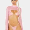 X_PTLHZ Blinged Out Sheer Lingerie Set