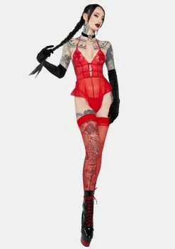 X_Mapale The Last Beat Sheer Teddy -Velvet Muse Store e16mi8RPDo3NkF5cMryRcHg1ot9BFMUs 24