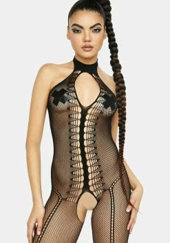 X_Be Wicked Make You Melt Fishnet Bodystocking