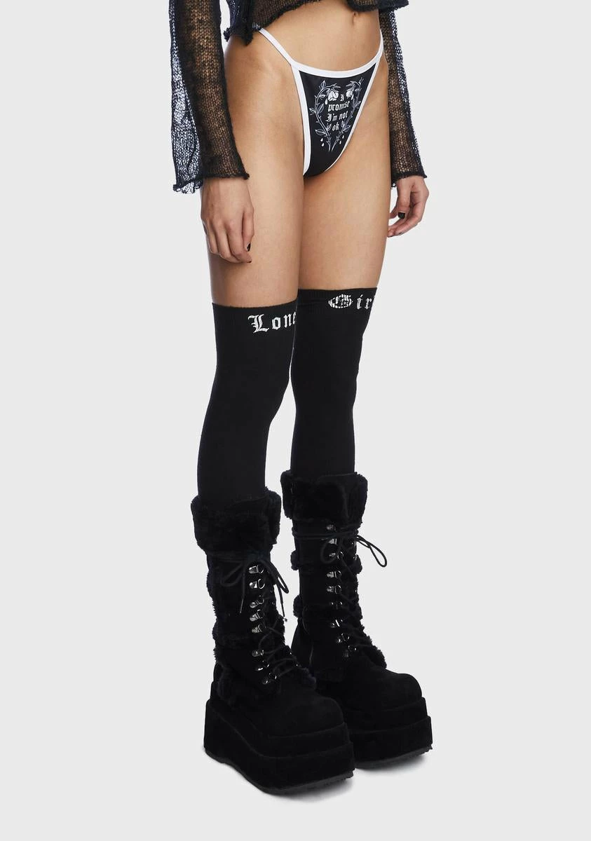 Too Fast I Promise I'm Not Okay Graphic Thong 4 Too Fast I Promise I'm Not Okay Graphic Thong - Image 2