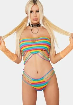 X_Leg Avenue Get A Heart-On Lingerie Set