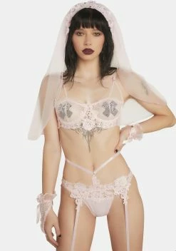 Unholy Sweet Demise 5-Piece Lingerie Set