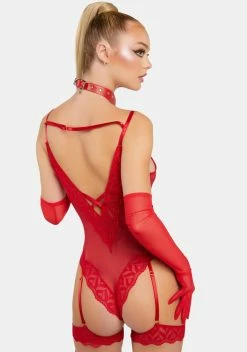 Oh La La Cheri Reese Deep Plunge Mesh Teddy -Velvet Muse Store hL3kFCjf6lb5pzjpSfkJCp6EJlFdNoU8 24