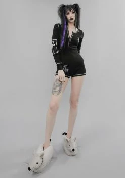 Widow Waking Nightmare Thermal Onesie -Velvet Muse Store hcGNhuO6por9dereFjf7vZz2JAGkTcZw 24