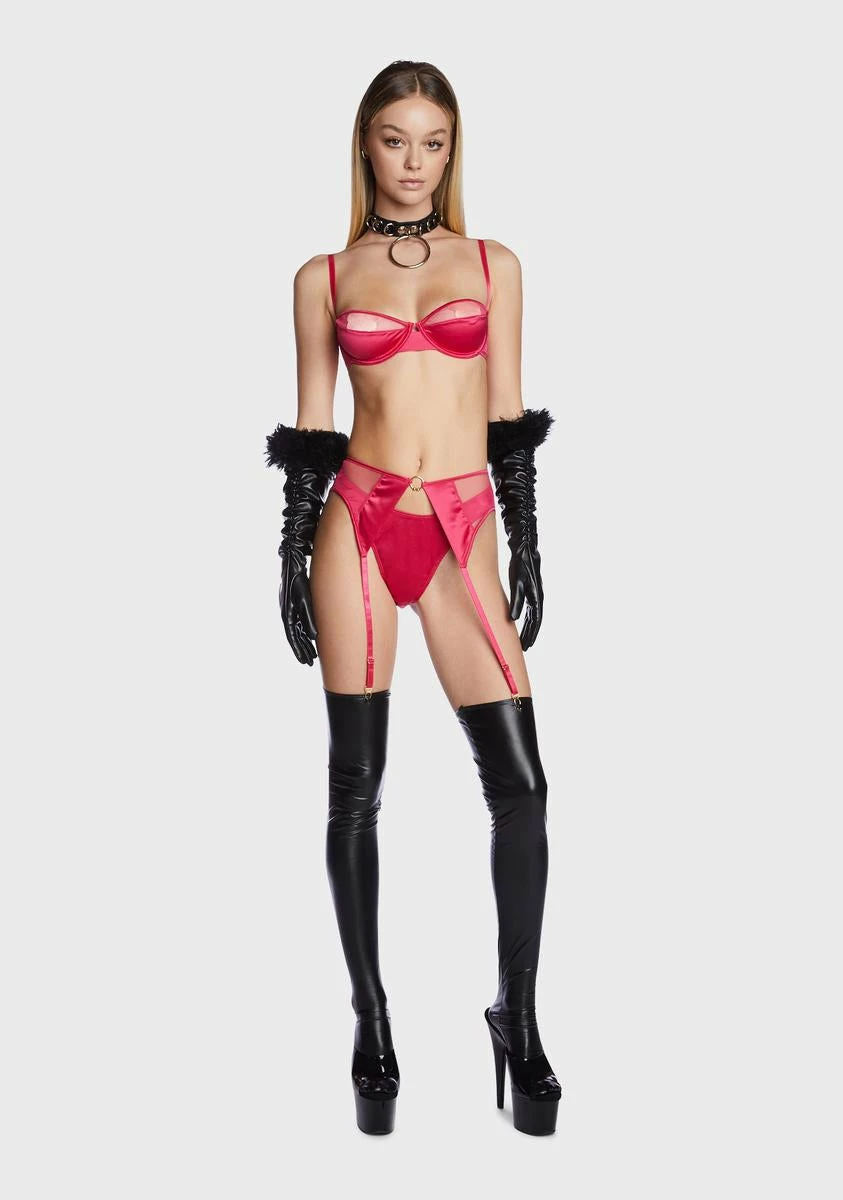 Forplay Bra Garter Belt And Panty Set 5 Forplay Bra Garter Belt And Panty Set - Image 3