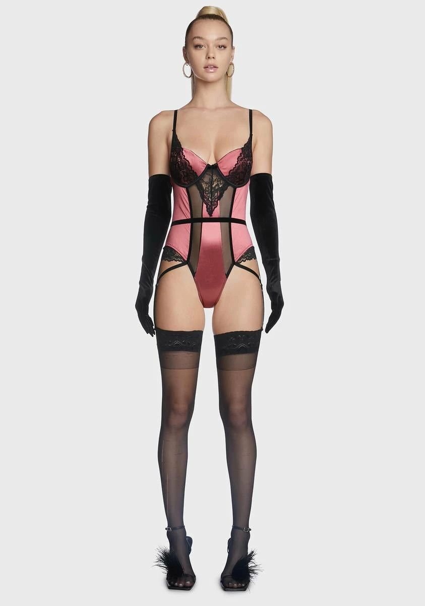 X_iCollection Appeal To Me Satin Bodysuit 4 X_iCollection Appeal To Me Satin Bodysuit - Image 2
