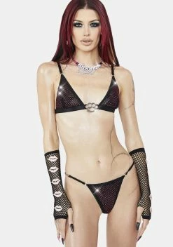 Dolls Kill X Hustler Taboo Topics Lingerie Set