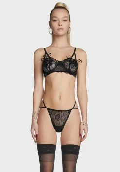 X_Coquette Still In Love Lace Lingerie Set