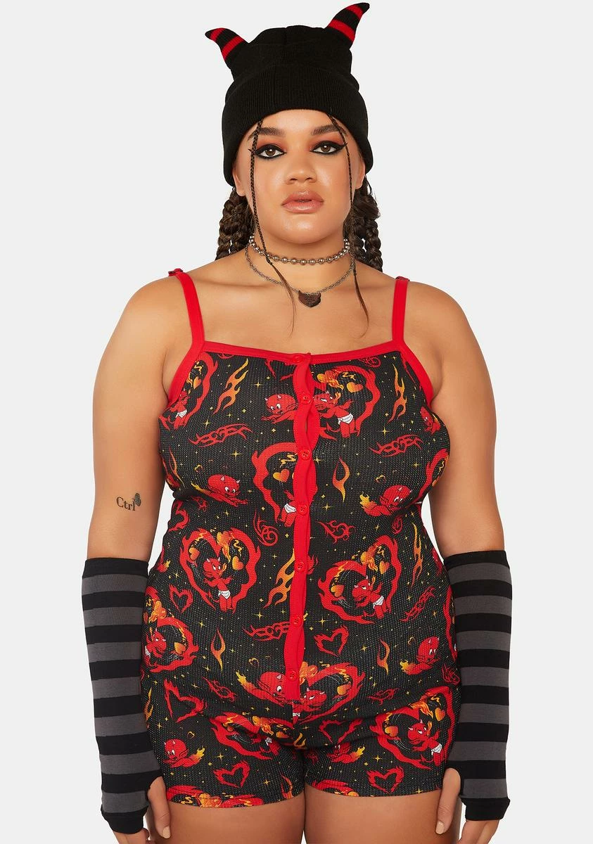 Dolls Kill X Hot Stuff Casper Plus The Little Devil Thermal Onesie 3 Dolls Kill X Hot Stuff Casper Plus The Little Devil Thermal Onesie