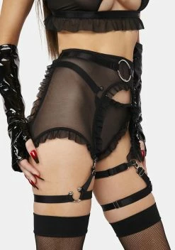 The End Lingerie Sheer Ruffle Garter -Velvet Muse Store jytfoxRuuorYA6q1r48xKHKZtH8tbroW 24