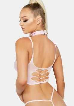 X_Pink Lipstick Baby Cut To The Chase Thong Set -Velvet Muse Store kThVxwjwh7rLWHBk0etTAwHaEEexoZmW 24