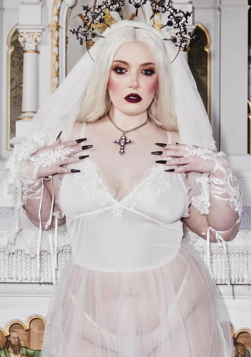 Unholy Plus Heart To Break Tulle Dress 3 Unholy Plus Heart To Break Tulle Dress